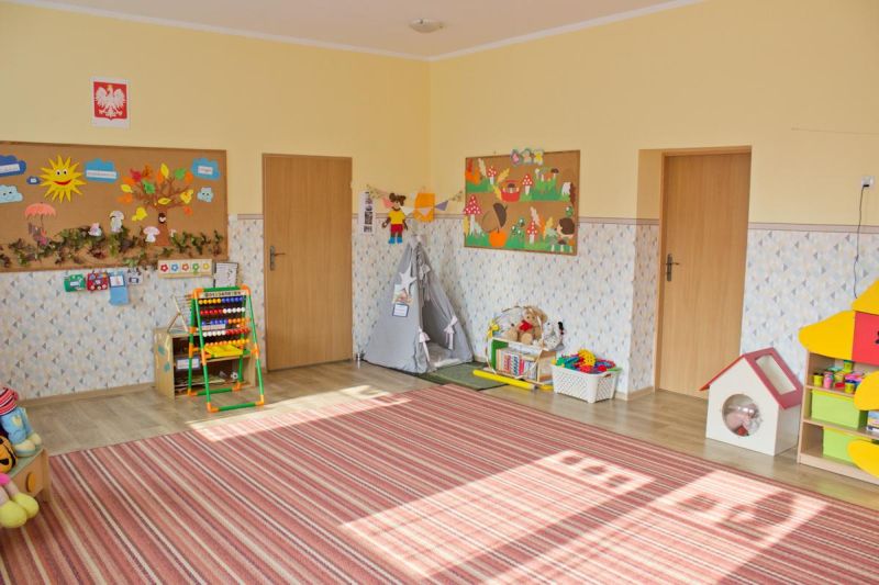 W wielu placówkach są duże, przestronne sale, w których dzieci mają sporo miejsca do zabawy