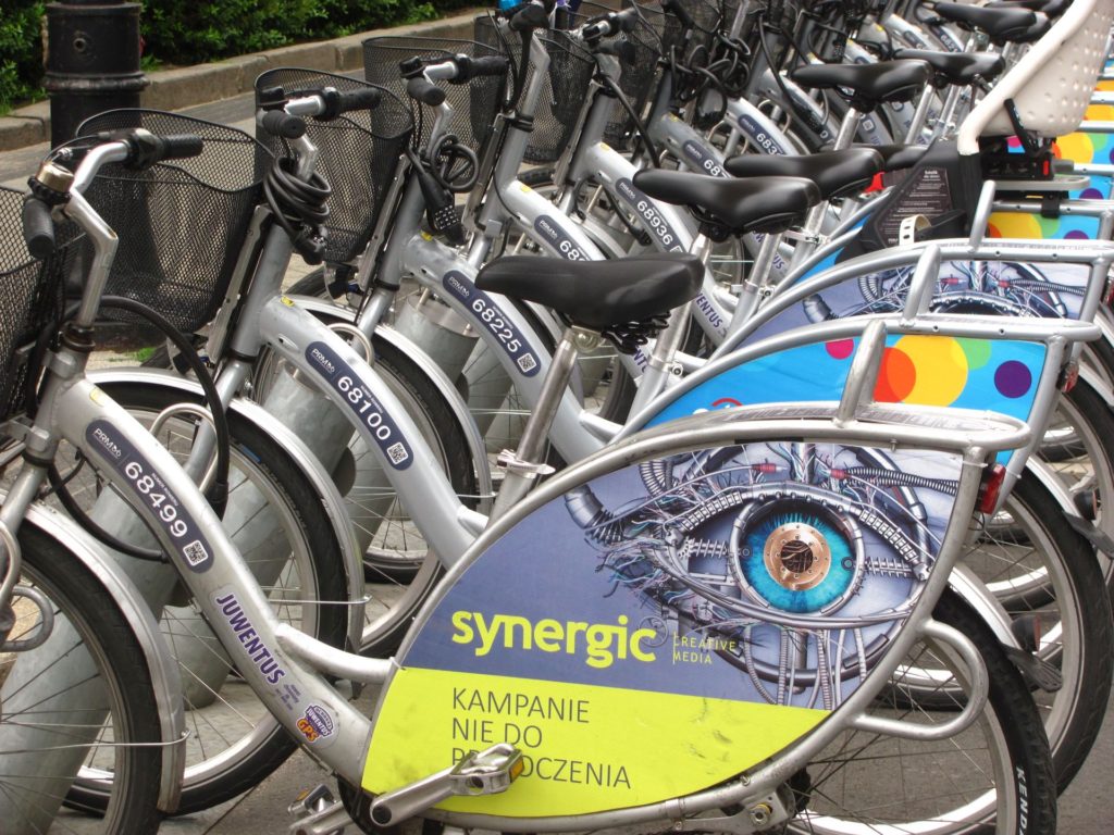 W Poznaniu są już miejsca, gdzie można wypożyczyć rower. Fot. A. Rokita