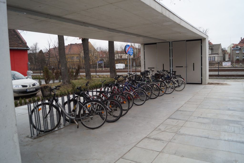 Parking dla rowerów w Wągrowcu